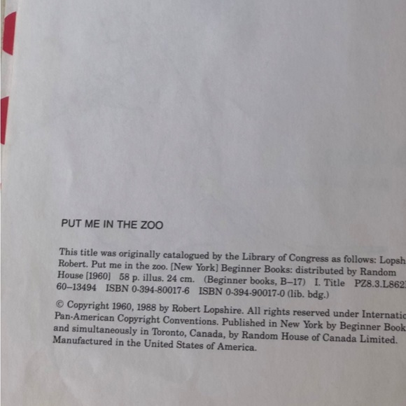 DR.Seuss book - Picture 2 of 2